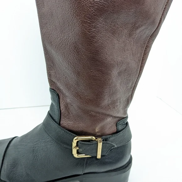 Vince Camuto two tone leather boots - Picture 15 of 16